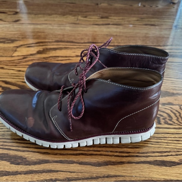 Cole Haan Brown Leather Chukka Boots Men’s size 13 - Picture 5 of 6